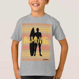 HAMbWG - T Shirt - Pale Gradients Surfer