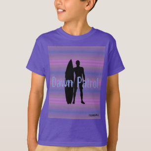 HAMbWG - T Shirt - Purple Gradients Surfer