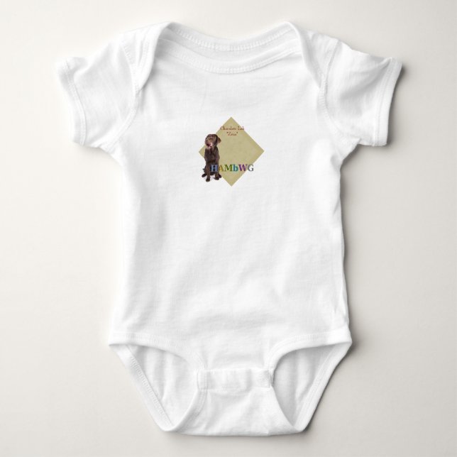 HAMbWG - T-Shirts - Chocolate Lab "Zeus" (Front)