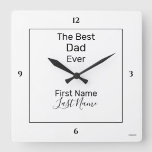 HAMbWG The Best Father - Wall Clock