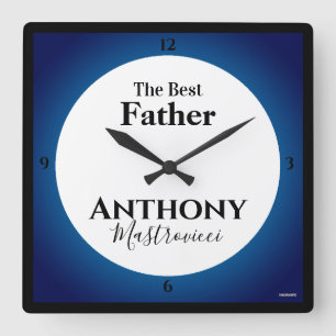 HAMbWG The Best Father - Wall Clock