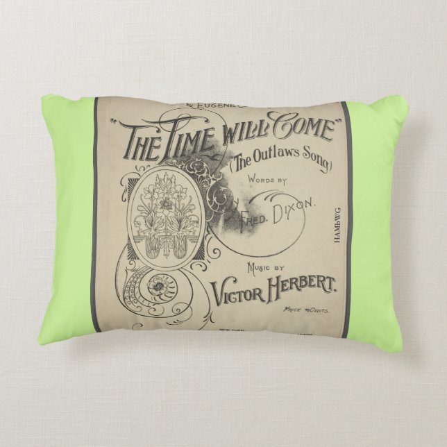 HAMbWG - The Time Will Come - Accent Pillow (Back)