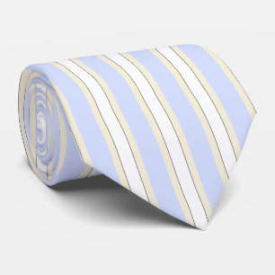 HAMbWG - Tie - Silver Blue/Creme/White/Blk Stripe