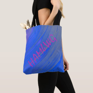 HAMbWG - Tote Bag - Blue Violet Swirl HAMbWG