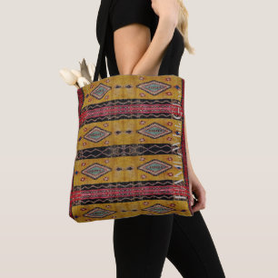 HAMbWG - Tote Bag - Bohemian Yellow, Black