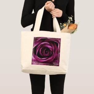 HAMbWG - Tote Bag - Painted Raspberry Rose