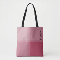 HAMbWG Tote Bag - Rose Plaid