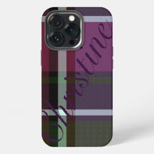 HAMbWG  Tough Xtreme Phone Case - Teal Plum Plaid