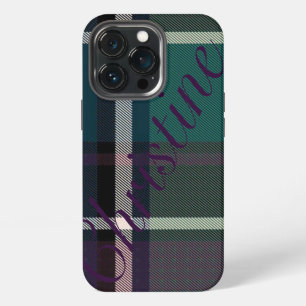 HAMbWG  Tough Xtreme Phone Case - Teal Plum Plaid