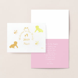 HAMbWG - Welcome to the world - Niece Foil Card