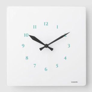 HAMbWG White Acrylic Wall Clock