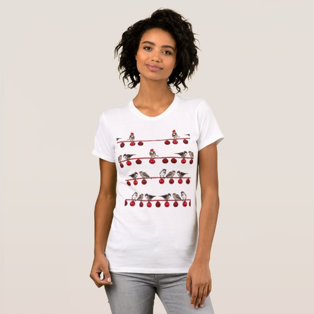 HAMbWG  White T -Shirt - Sparrows T-Shirt (Front Full)