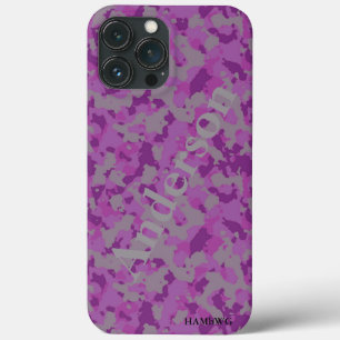 HAMbWG Xtreme Phone Case - Pink Grey Camouflage