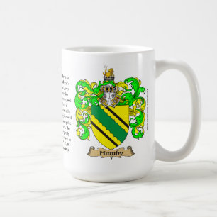 Hamby, the Origin, the Meaning and the Crest Coffee Mug