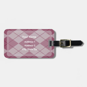 HAMbyWG Argyle Luggage or Bag Tag