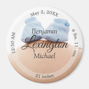 HAMbyWG - Baby Birth Announcement Magnet