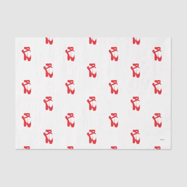 HAMbyWG - Ballerina Slippers in Red Tissue Paper (Front)