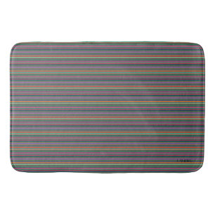 HAMbyWG - Bath Mat - Neon Stripes