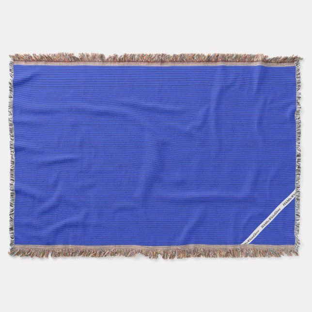 HAMbyWG - Blanket - Bright Blue Stripe (Front)