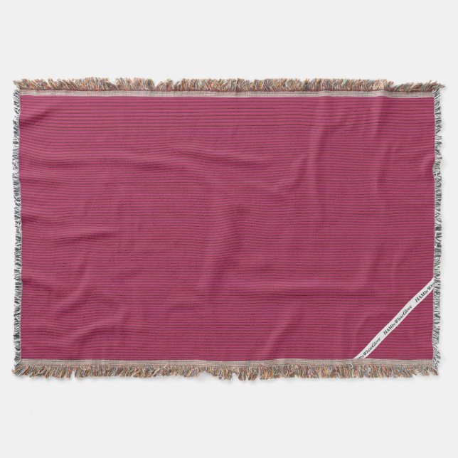 HAMbyWG - Blanket - Cherry Stripe (Front)