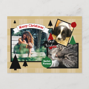 HAMbyWG Candy Cane Christmas Card