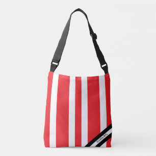 HAMbyWG - Canvas Shoulder Bag - Red & White