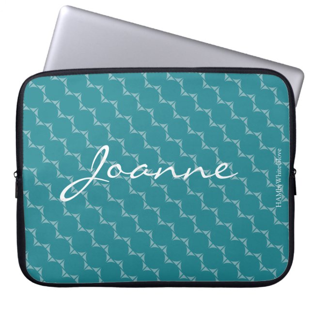 HAMbyWG - Circle Pattern in any colour Laptop Sleeve (Front)