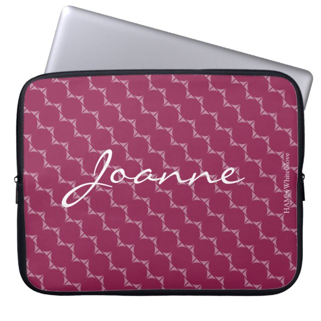 HAMbyWG - Circle Pattern in any colour Laptop Sleeve (Front)