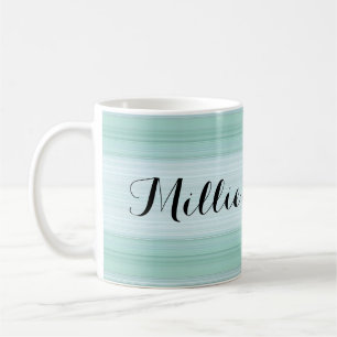 HAMbyWG - Coffee Mug - Aqua Gradient w Name
