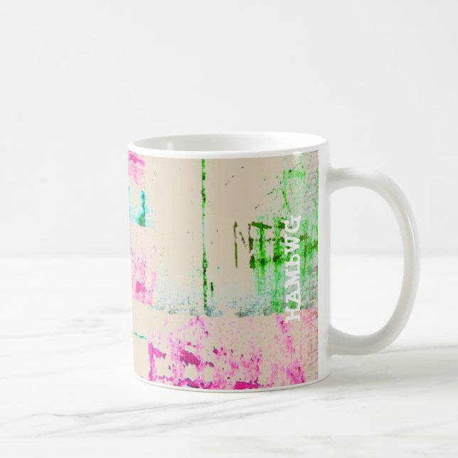 HAMbyWG - Coffee Mug - Colourful Distressed (Right)
