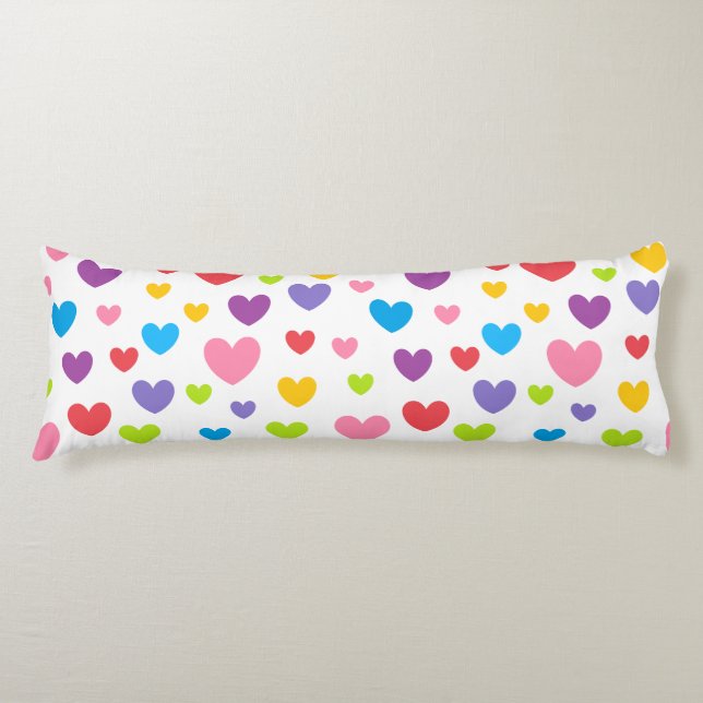 HAMbyWG - Colourful Hearts Body Pillow (Front)