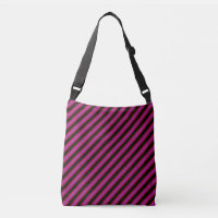 HAMbyWG - Cross-Body Bag -Viol/Pink/black Vertigal