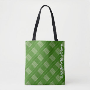 HAMbyWG Custom Plaid Tote Bag