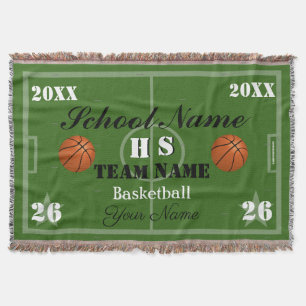 HAMbyWG Customisable Basketball Throw Blanket