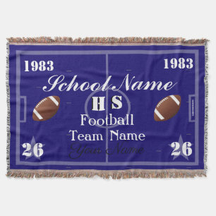 HAMbyWG Customisable Football Throw Blanket