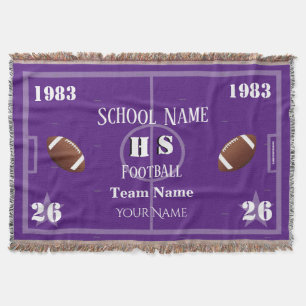HAMbyWG Customisable Football Throw Blanket