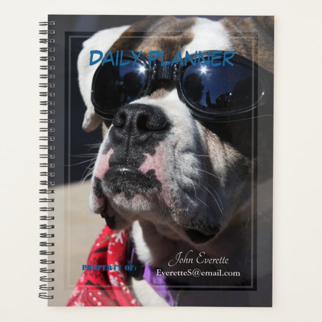 HAMbyWG - Daily Planner - Celebrity Dog (Front)