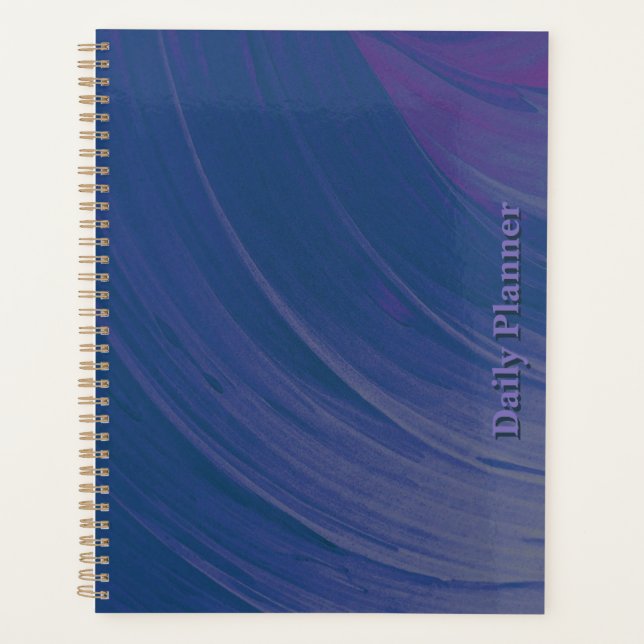 HAMbyWG - Daily Planner - Deep Blue Swirl (Front)