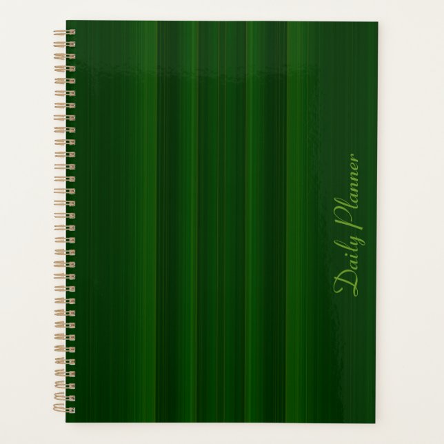 HAMbyWG - Daily Planner - Emerald Green (Front)
