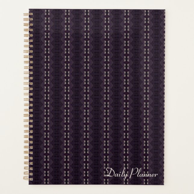 HAMbyWG - Daily Planner -  Plum pattern (Front)