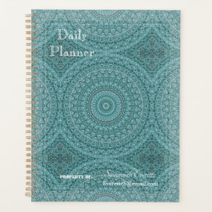 HAMbyWG - Daily Planner - Turquoise Mandala