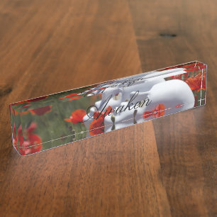 HAMbyWG Desk Name Plate - Awaken