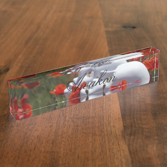 HAMbyWG Desk Name Plate - Awaken (Side)