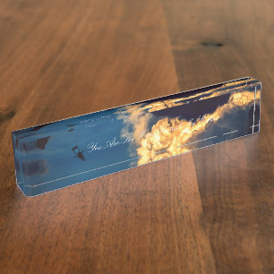 HAMbyWG Desk Name Plate - Parachuting