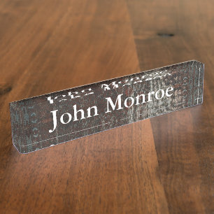 HAMbyWG - Desk Nameplate - Vintage