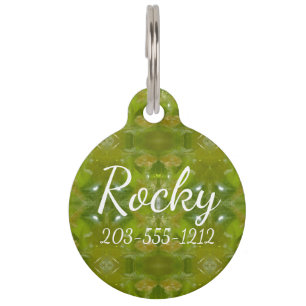 HAMbyWG - Dog Name Tag - Peridot Green