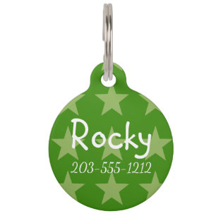 HAMbyWG - Dog Name Tag - Star