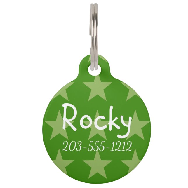 HAMbyWG - Dog Name Tag - Star (Front)