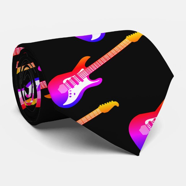 HAMbyWG - Electric Guitars Tie (Rolled)