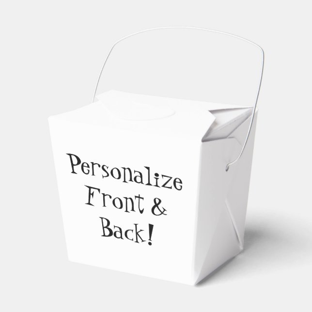 HAMbyWG - Favour Box - Chinese Food Style Box (Front Side)